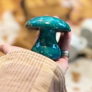 Vintage Italian alabaster mushroom